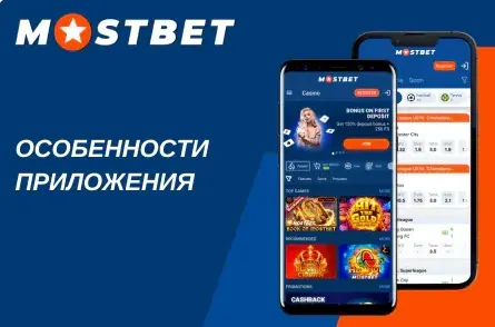 Мобильное приложение Мостбет: главный экран Mostbet на смартфоне